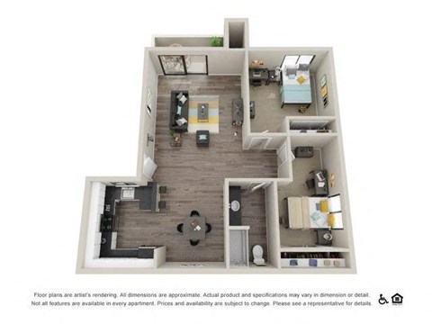 2x1 floorplan